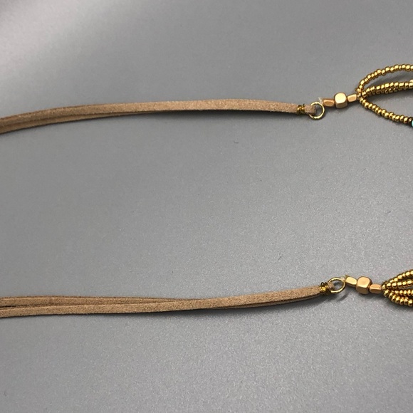 Bohemian multilayer bead necklace - Picture 4 of 5